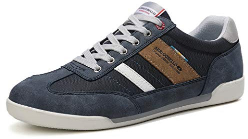 ARRIGO BELLO Mens Casual Shoes Trainers Sneakers Walking Gym Jogging Fitness Athletic Shoe Size 7-11 (VF Light Blue, Size 9.5)