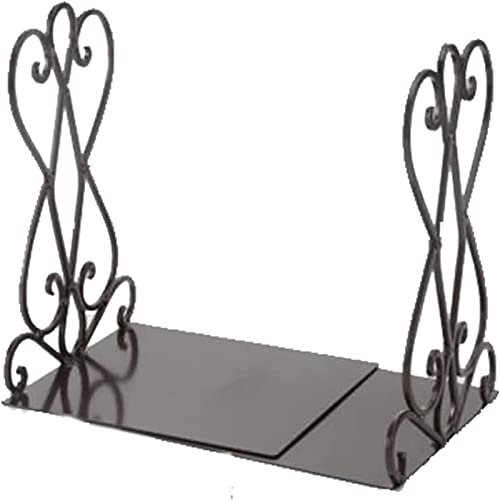 Serre-livres décoratifs, support de serre-livres, serre-livres en métal vintage Serre-livres en bronze for livres lourds Support d'étagère de livre antidérapant (Couleur : Bronze, Taille : 5.9''L x7''