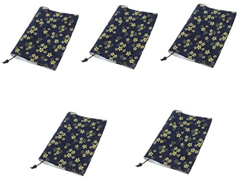 NUOBESTY 5st Handgefertigter Bucheinband Aus Stoff Notizbuchhülle Aus Stoff Buchdekor Aus Stoff Buchhülle Für Buchliebhaber Dekorativer Buchschutz Buchschutzhülle Bücher Umschlag A5