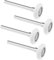 Be In Your Mind Lot de 4 poulies de porte électriques avec roulements 6200ZZ en nylon pour porte de garage - 46 mm de diamètre