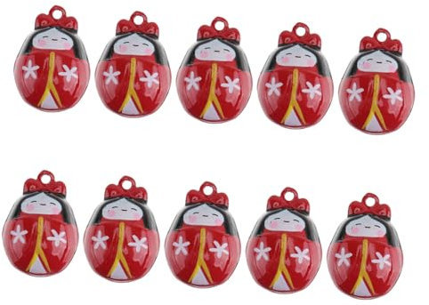Gadpiparty Cartoon-glocken-dekorationen 10 Stück Mini-glocken Für Den Hals Von Haustieren Basteln Für Schmuck Und Haustierzubehör