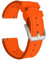 Korlexchi Uhrenarmband aus Fluorkautschuk für Herren Kompatibel Mit IWC Armband Für Big Pilot Uhren Bänder Für Portofino Armbänder Für Portugieser Für TOP GUN 20mm 21 22mm (20 mm, orange)