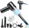 Euakee Aspirabriciole Senza Fili, 2 in 1 Aspirapolvere Auto Portatile 10000Pa Mini Aspirapolvere Potente Senza Fili Aspiratore e Soffiatore Ricaricabile con 2 Filtro Lavabile per Auto, Casa, Ufficio