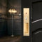betensh Pocket Door Handle with Key Sliding Door Locks Handle Pocket Door Lock Recessed Door Handle 180mm ‎Keyed Gold