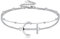 POPLYKE Anker Fußkettchen für Damen 925 Sterling Silber Fußkette Armbänder für Damen Fußkette Armbänder Damen Fußkette Doppelschichtige Kette für Damen