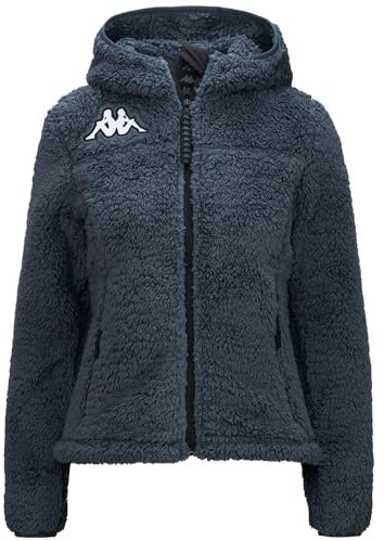 Kappa - Felpa Da Sci Neve Invernale In Pile Donna Grigio Modello: 6CENTO 645S In Poliestere Taglia: S