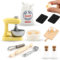 Wichtel Zubehör,12 Stück Miniatur Zubehör Backen Set Wichtel Zubehör, Weihnachten Deko Puppenhaus Zubehör Wichtel Küche Backen Set, DIY Wichtel Backset Kinder Weihnachtsdeko Geschenk