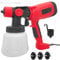 Paint Sprayer,700W Fence Paint Sprayer with 3 Nozzles (1.5mm,1.8mm,2.5mm) & 3 Patterns,1200ml Capacity,HVLP Electric Spray Gun for Fences, Sheds, Cabinet, Walls
