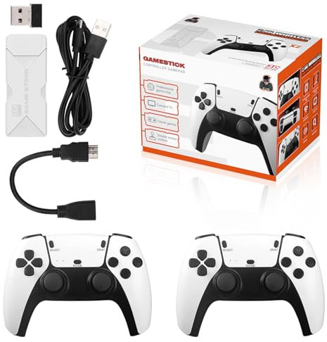 Boltz Retro Stick, Boltz Retrostick, RetroStick 4K - 50,000 Retro Games, Wireless Retro Gaming Console, HDMI Output, 4K HD Plug and Play Video Game Stick (C-256g,50000+Games)