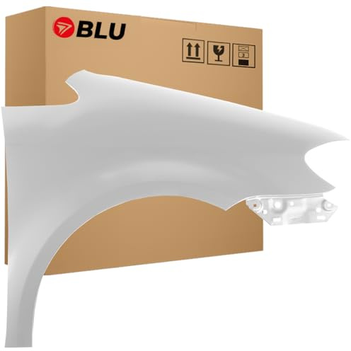 BLU Kotflügel Passend für Volkswagen Touran 1T2 LA7W Rechts Silber | 2007-2010 | Vorderseite Vorne | Lackiert | Einbaufertig