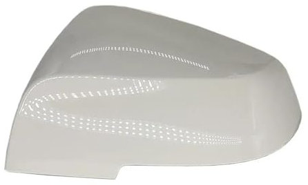 BHYYDS Für B&MW 3er F32 F31 F20 F21 F22 F23 1 2 4 F36 2014–2017 F30 F35 F34 GT, Weiße Seitenspiegelkappe Auto Spiegelkappen(Left Side LH)