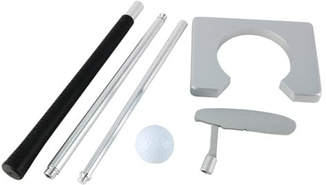 Nicear - Kit Profesional de Putting para Interior | Incluye Palos de Golf para Entrenamiento en Casa/Oficina