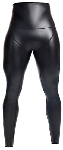 RUMAOZIA Herren Leder Leggings Made in Germany Lederhose Meggings Wetlook Leggings Latex Leggings Lack Leggings Herren in Schwarz Matt Leder-Optik Kunstleder enganliegend Hose