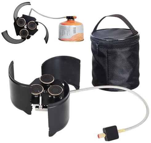 Portable Stove | 5000 W Camping Stove, Heat Resistant Ceramic Safety Kettle Foldable Windproof for BBQ Travel BBQ Chef Survival