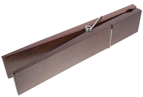 Beaupretty Pince à Linge Décorative Marron en Matériau Synthétique, Grosse Pince à Serviette Facile à Installer Design Mural pour Salle de Bain ou Domicile
