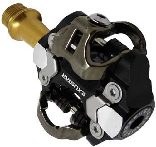 Exustar E-PM222TI Klickpedale/Fahrrad-Pedale // Shimano SPD-kompatibel
