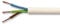 Pro Power Round Mains Cable 3183Y 3-Core 15A White 1.5mm² x 50m