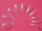 Fat-cat-copy-catz 100x False Medium Long Length Full Coverage Oval Rounded Tip French Full False Nails 10 different sizes - Clear