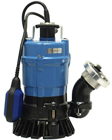 Tsurumi HSA2.4S Schmutzwasserpumpe 207 l/min, Förderhöhe 10 m mit Schwimmerschalter