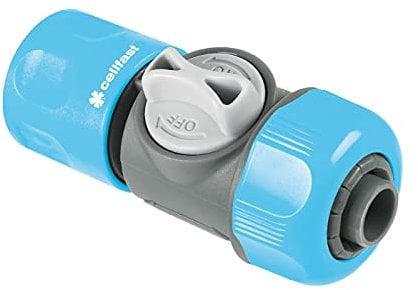 Cellfast-Schnellkupplung mit cellPRO-Ventil 3/4, einfach zu justieren, ergonomisches Design, PC/ABS-Kunststoff, hohe Qualität, 52-331, Blau