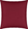 Erwin Müller Kuschelkissenbezug, Kissenhülle Single-Jersey Murnau - weinrot Größe 40x40 cm - bügelfrei, strapazierstark, elastisch, mit Reißverschluss