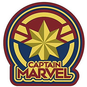 Marvel 69064 Captain Logo Soft Touch Kühlschrank-Magnet, Weiches PVC, Mehrfarbig