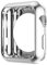 Leotop Kompatibel mit Apple Watch Hülle 40mm 44mm, Weiche TPU Plated Case Gehäuse Schutzfolie Schlankes Displayschutz Stoßstange Rundherum Abdeckung für iWatch Series 6 5 4 SE (40mm, Silber)