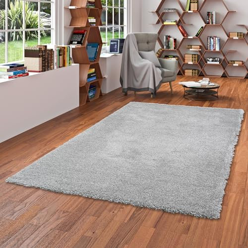 Snapstyle Luxus Hochflor Shaggy Teppich Dream Grau in 24 Größen