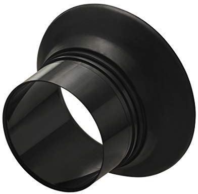 Alnicov Bass Drum Enhancer ABS Gummi Bass Drum Kick Enhancer mit schwarzem Port Hole Protector Schwarz