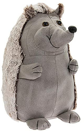 Assorted Doorstop Door Stop Stopper Filled Heavy Doorstop Faux Leather Novelty Wedge (Faux Leather Grey Hedgehog Doorstop)