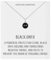 Philip Jones Schwarze Onyx-Halskette mit Angebotskarte