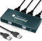 Switch USB 3.0 2 in 4 out, avec 4 Ports Commutateur KVM USB pour 2 PC USB KVM Switch, pour Clés USB Imprimantes Scanners Claviers Souris Disques Durs 2 Câbles USB 3.0 Inclus