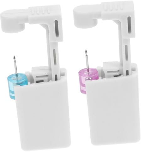 Beavorty 4sets Painless Ear Piercing Tool Kit Self Piercing Device Built for Ear for Home Use and Stores