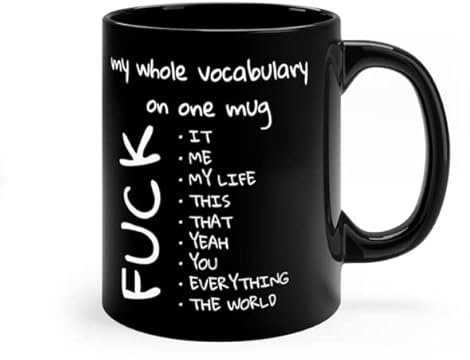 Kaffeebecher Onevocabulary, Adult, Vulgar Adult S, F#Ck It, Adult, F#Ck Me, Christmas,S For Men Keramik Tasse Classic Kaffee Tasse Lustige Geschenk Tasse 330 Ml