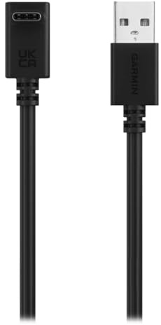 Garmin Cable de alimentación USB-C para vehículo solo (para Drivesmart, RV, DEZL), 010-13199-05, negro