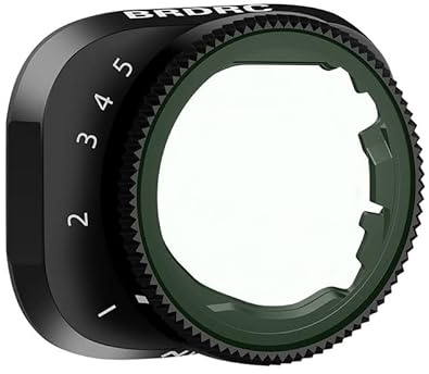 INF Filtro ND variabile 2-5 stop per DJI Mini 3/Mini 3 Pro, filtro di alta qualità, lega di alluminio (telaio) + vetro ottico, 1 filtro per obiettivo, 1 panno per la pulizia