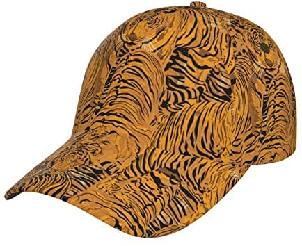 GTDEALS Baseballkappen, verstellbar, Trucker-Mütze für Herren und Damen, Ti-ger Animal Print, One size