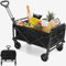 Einkaufstrolley, Trolley, 100L Großer Tragbarer Einkaufswagen mit Kühlfach, Klappbar, Einkaufstasche mit Rollen, Tasche Abnehmbar
