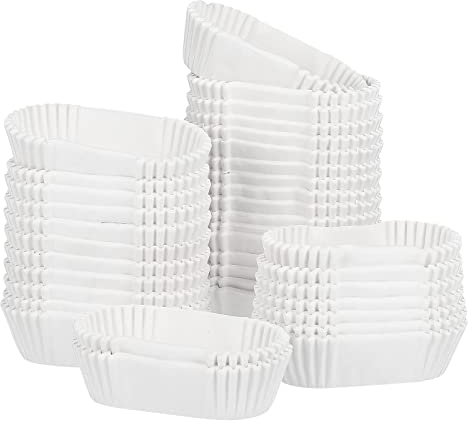 1000 pirottini ovali di carta per torte, sicuri, a prova di grasso, a forma di barca, per pane, muffin, torte, muffin, cupcake