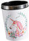 DECHOUS L Unicorn Waste Paper Basket Boys and Girls's Room Living Room Plastic Garbage Can Home Organization Bin