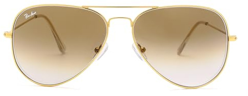 Pro Acme Pilot Sunglasses Women Men 100% Real Glass UV400 Lens Classic Sunglasses UV400 Protection(Gold Gradient brown)