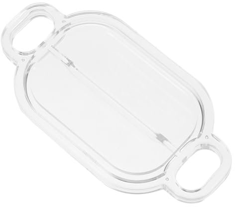 CHICAMPERA Zubehör für Eismaschinen Spender Schallwand Cremes handhaben Hersteller Eismaschine Zubehör Eismaschine Ersatzteil Baffle Eismaschine Panel für Maschine Küchenzubehör Plastik Weiß