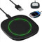New Wireless Fast Charging Pad Qi-Certified Fast Wireless Charger For iPhone 1615 14 13 12 Pro XS Max Mini X XR For Samsung Galaxy S25/S24/S23/S22/S21/ S20/S10, AirPods Pro, with USB-C Cable (Black)