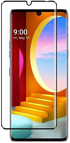 FIABANO [2 paquetes] Protector de pantalla de cobertura completa para LG Velvet, protector de pantalla de vidrio templado para LG Velvet