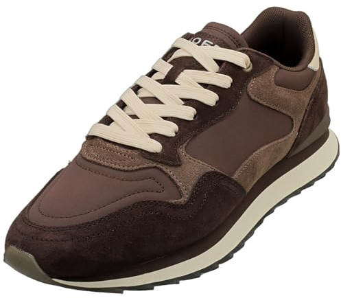HOFF Men's Munich City Suede Trainers, Brown
