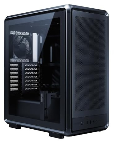 COOLERMASTER MasterFrame 500 Mesh PC-CHASSI, Midi-Tower, E-ATX, Härdat Glas