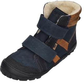 KOEL Barefoot Kinderstiefel - MILO 3.0 HYDRO WP navy cognac, Größe:25 EU