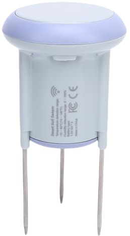 YWBL-WH Intelligenter Bodensensor, 2,4 G WLAN, 5.0, Echtzeit-Luftfeuchtigkeits- und Temperatur-Lichtüberwachung für Pflanzen, mit Automatischem Bewässerungssystem APP