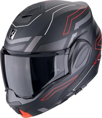 SCORPION EXO-TECH EVO CONQUER Matte Black-Red L