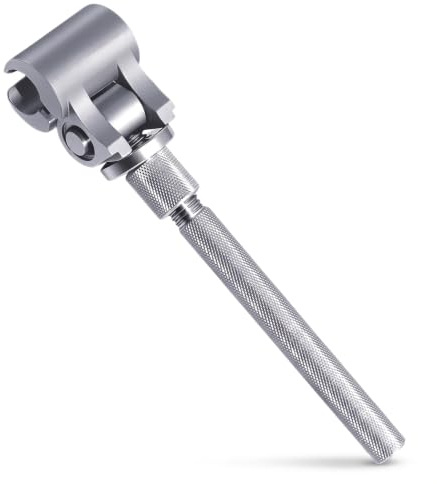 Bewinner Outil de Réglage de Charnière de Porte, clé Universelle Réglable en Acier Inoxydable pour Portes Intérieures et Extérieures, Adaptée aux Charnières en Bois et en Métal